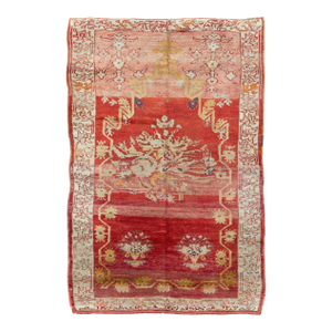 Galerie Shabab Collection Early 20th Century Turkish Oushak Throw Rug
