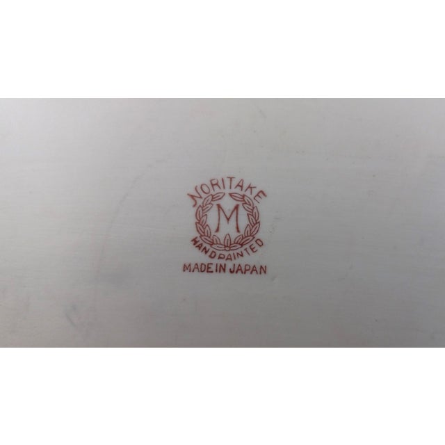 1920s Noritake Morimura Relish / Vanity Dish Egyptian Revival Japanese Luster Ware For Sale - Image 14 of 14