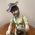 This Antique Collectible Capodimonte Hand Painted Cobbler Figurine is a stunning piece made of porcelain in a classic...