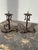 Vintage Wrought Iron Scrolling Candleholders, a Pair, Circa Mid-20th Century For Sale - Image 16 of 18