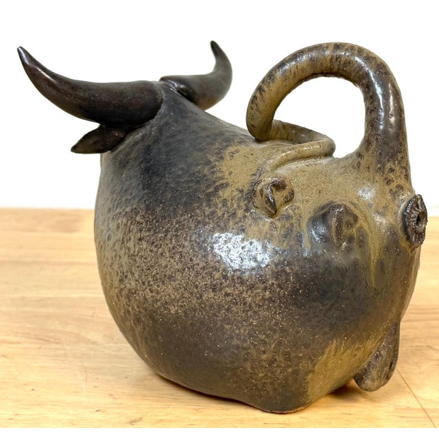 Jorge Mealha (1934–2021) Sculptural Steer / Bovine Form Portugal, late 20th C. For Sale - Image 16 of 16