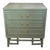 Ficks Reed Chinoiserie solid wood three drawer nightstand on a bamboo fretwork base. Professionally lacquered in Benjamin...