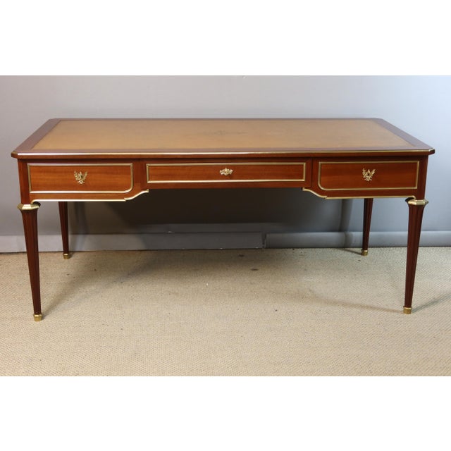 Large Louis XVI Style Desk, 1950s For Sale - Image 12 of 12