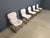 Gold Vintage Dining Chairs attributed to Cidue, 1970s, Set of 5 For Sale - Image 8 of 14