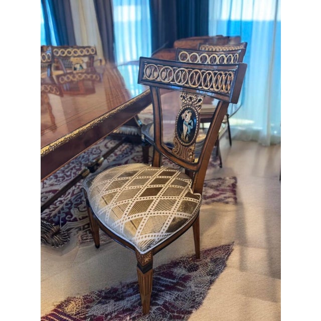 Armando Rho Italian Dining Set – Handcrafted Elegance from Lake Como ALSO: Matching display cabinet / vitrine on my other...