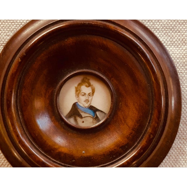 American Exceptional Oil Portrait on Bone Canvas - Distinguished Gentleman From American Diplomat's East Hampton Estate For Sale - Image 3 of 10