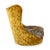 Cocoa Island Swivel Lounge Chair in Yellow, Gold and Green Upholstery from Bretz For Sale - Image 9 of 13