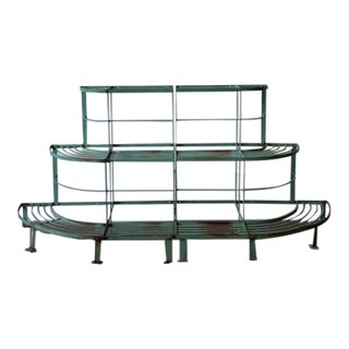 Pair of Vintage French Metal Plant Stands For Sale