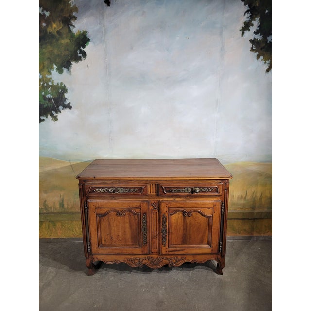 Louis XV Buffet Bas in Walnut For Sale - Image 13 of 13