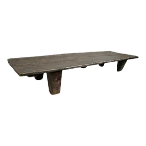 Vintage India Naga Tribe Wood Table