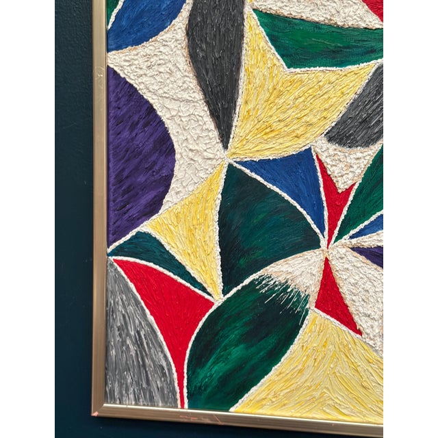 M. Hulander, Abstract Composition II, 1960s, Oil on Canvas, Framed For Sale - Image 9 of 18