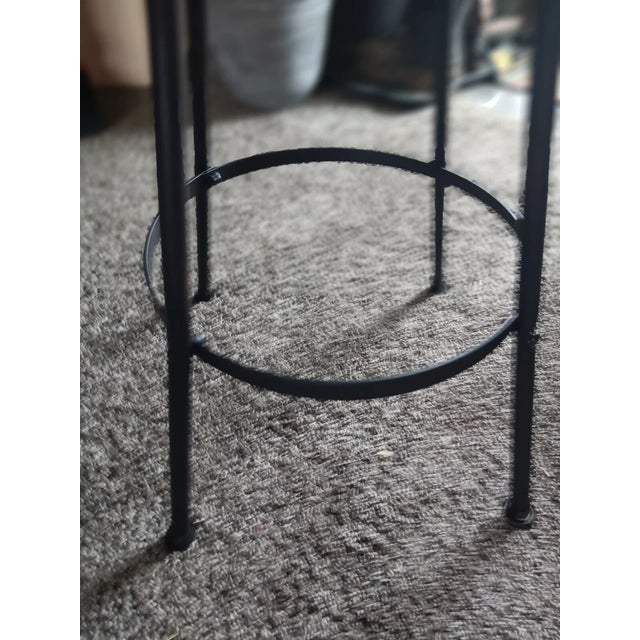 Comfort Designs, Inc. Vintage Comfort Lines Mid Century Metal Swivel Bar Stool For Sale - Image 4 of 6