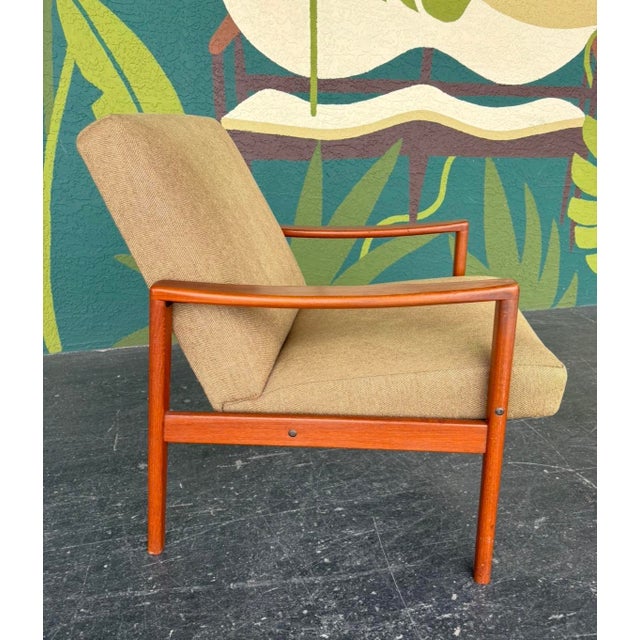 Mid Century Swedish Ulferts Tibro Teak Lounge Chair For Sale - Image 9 of 12