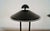Black 1980’s Postmodern Art Deco Saucer Table Lamps - A Pair For Sale - Image 8 of 12
