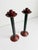 Postmodern Memphis Milano Style Candle Holders, a Pair, Late 20th Century For Sale In Sacramento - Image 6 of 12
