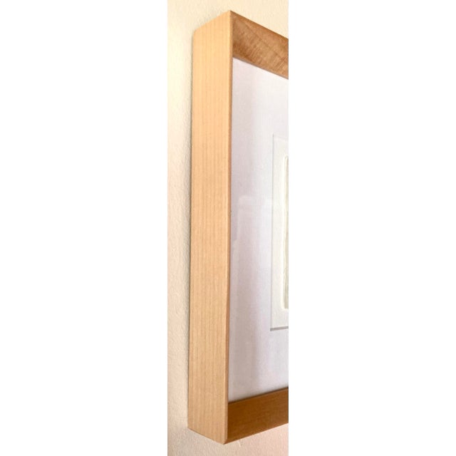 Contemporary Chamonix -Le Mont Blanc - Unique Hand Cut and Woven Vintage Photo Postcards, Framed For Sale - Image 3 of 5