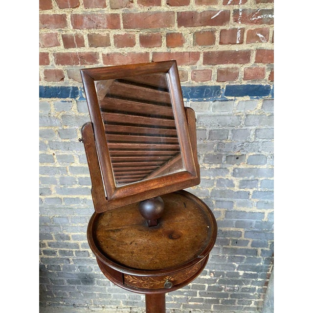 Antique Barber Mirror Stand For Sale - Image 3 of 12