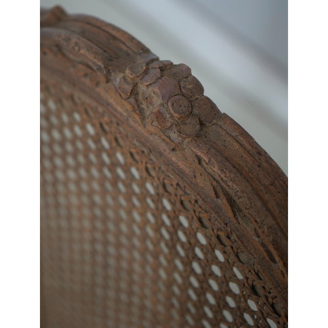 Set of 8 French Louis XV Style Cane Back Dining Chairs - New Upholstery For Sale - Image 15 of 18