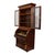 This antique Victorian secretary desk, crafted around 1880, features a sophisticated design in walnut and burl wood. The...