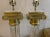 Mid-Century Modern Vintage Oversized Brass and Crystal Lamps- a Pair For Sale - Image 3 of 11