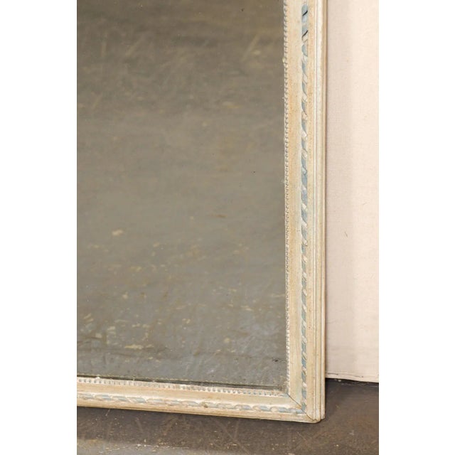 19th Century 19th Century French Painted Wood Mirror For Sale - Image 5 of 12
