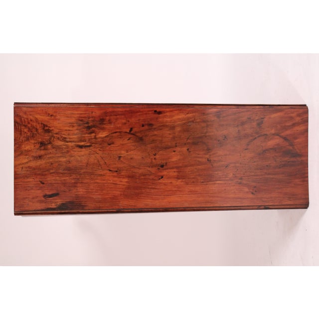 Antique Queen Anne Style Cherry Wood Drop Lea Table For Sale In Los Angeles - Image 6 of 11