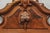 Antique Eastlake Victorian Carved Walnut Oval Mirror Sideboard Backsplash Shelf For Sale In Philadelphia - Image 6 of 18
