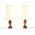 A beautiful pair of antique Italian alabaster table lamps, dating from around the 1950’s. The quality is excellent, the...