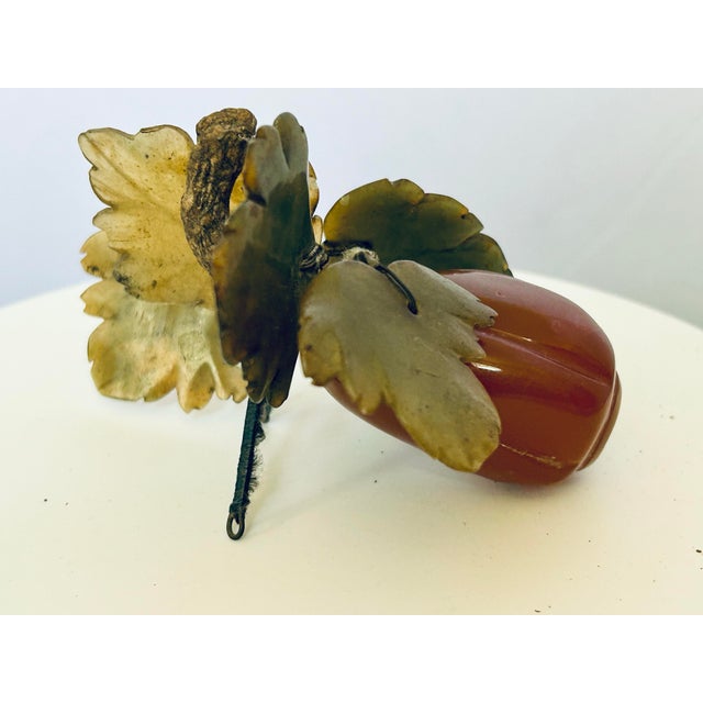 Pair MCM Agate Stone Fruit For Sale - Image 4 of 10