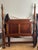 Chippendale Martha Stewart for Bernhardt Furniture Seal Harbor Queen Size Mahogany/Cherry Four Poster Bed For Sale - Image 3 of 11