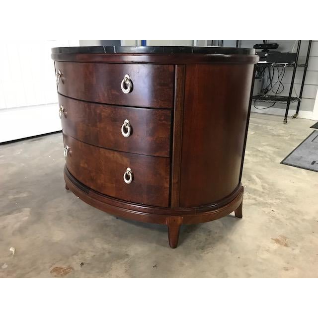 Thomasville Bogart Collection Marble Top Bachelor Chest Chairish