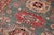 1990s Southwestern Super Kazak Green/Red Wool Rug - 4'2'' X 5'11'' For Sale - Image 5 of 10