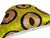 Green Large Silk Cushion Cover with Eye Design, 2000s For Sale - Image 8 of 11