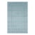 10x14 Aqua Solid Gabbeh Hand-Knotted Wool Rug For Sale