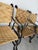 Organic Modern Hand-Wrought Iron & Woven Raffia Armchairs – Set of 4 For Sale - Image 10 of 13