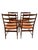 Classic Scandinavian style meets daily comfort in this set of four teak dining chairs by renowned designer Torbjørn Afdal...