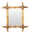 Antique French Faux Bamboo Mirror, 1890s For Sale