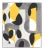 1987 Bill Komoski 'Community Holiday Festival' Abstract Yellow,Gray,White,Black Usa Serigraph For Sale