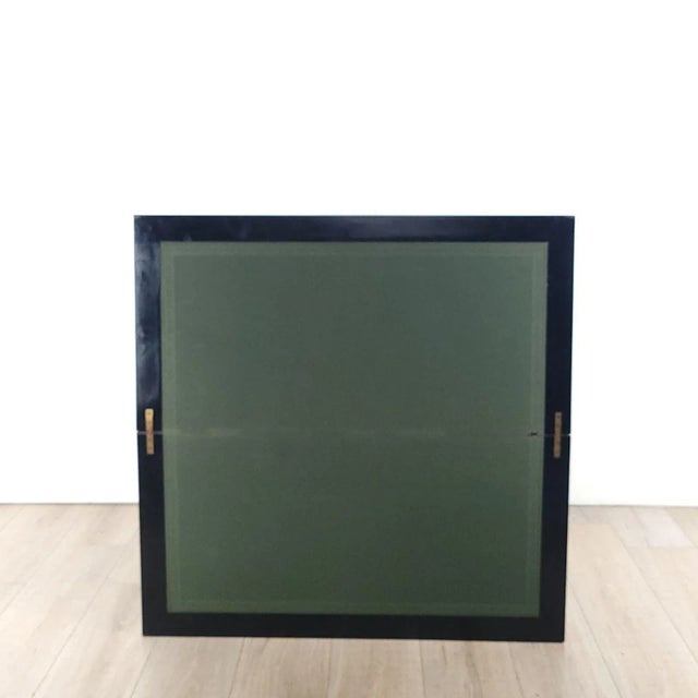 Black Victorian English Amboyna & Elm Folding Game Table, Circa 1870 For Sale - Image 8 of 11