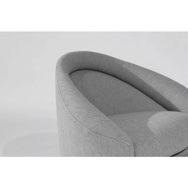 Set of 2 Swivel Tilt Lounge Chairs by Adrian Pearsall, Circa 1950s For Sale - Image 11 of 12