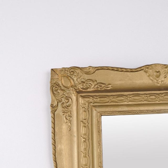 Antique Mirror with Gilded Frame, 1890s For Sale - Image 3 of 11