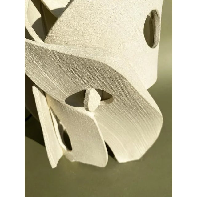 Sculpture Materials Ceramic Table Lamp by Olivia Cognet For Sale - Image 7 of 12