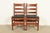 Mission L. & J. G. Stickley Antique Mission Oak Arts & Crafts Ladder Back Side Chairs or Dining Chairs, Pair For Sale - Image 3 of 14