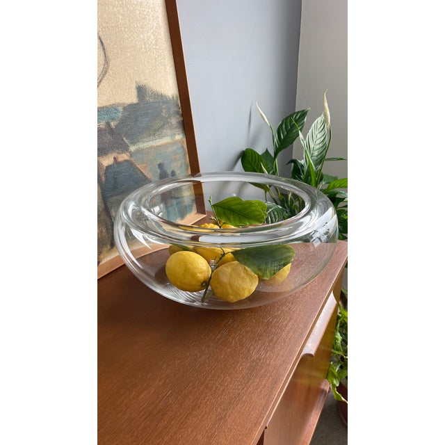 Danish Provence Glass Bowl by Per Lütken for Holmegaard, 1950s For Sale - Image 8 of 10
