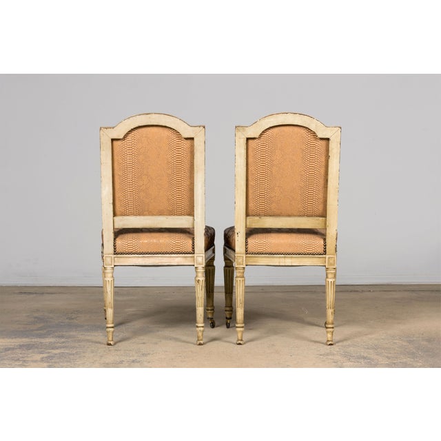 Set of Six French Louis XVI Style Dining Chairs by Maison Jansen, 1890, Paris For Sale - Image 18 of 18