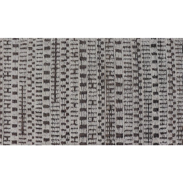 Modern Large Rug in Wool With Geometric Design by Keivan Woven Arts For Sale - Image 9 of 11