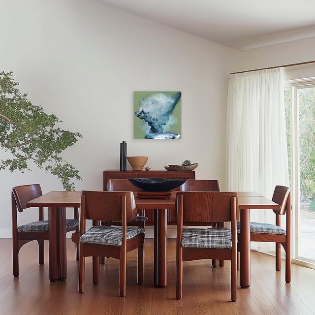 Textile Happy Dance - Minimalist Earth Tone Abstract Contemporary Original Artwork by Clara Berta For Sale - Image 7 of 9