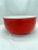 Kaj Franck Vintage Finel Arabia Kaj Franck Design Red & White Enamel Serving Bowl For Sale - Image 4 of 4