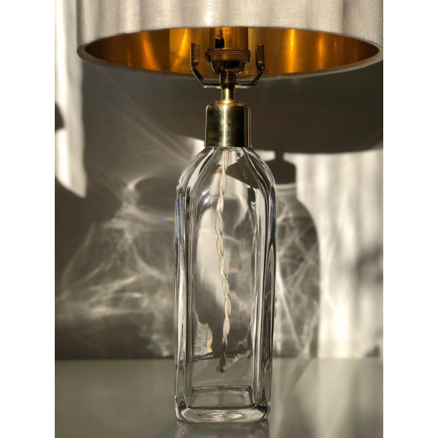 Orrefors Glass Table Lamp RD-1406 by Carl Fagerlund for Orrefors For Sale - Image 4 of 9