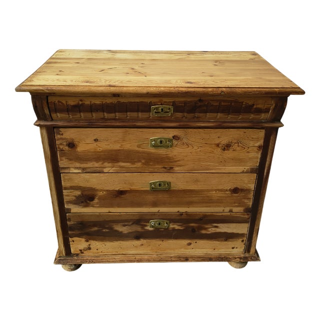 Mid-Century Wood Chest of Drawers, Denmark, 1970 For Sale